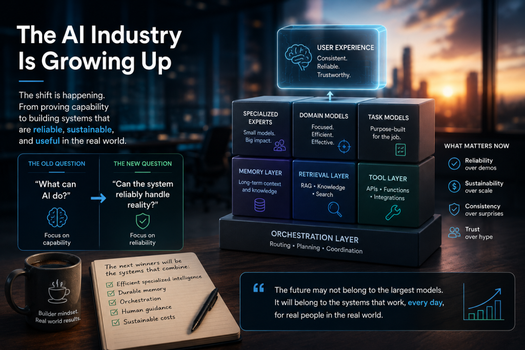 The AI Industry Is Growing Up